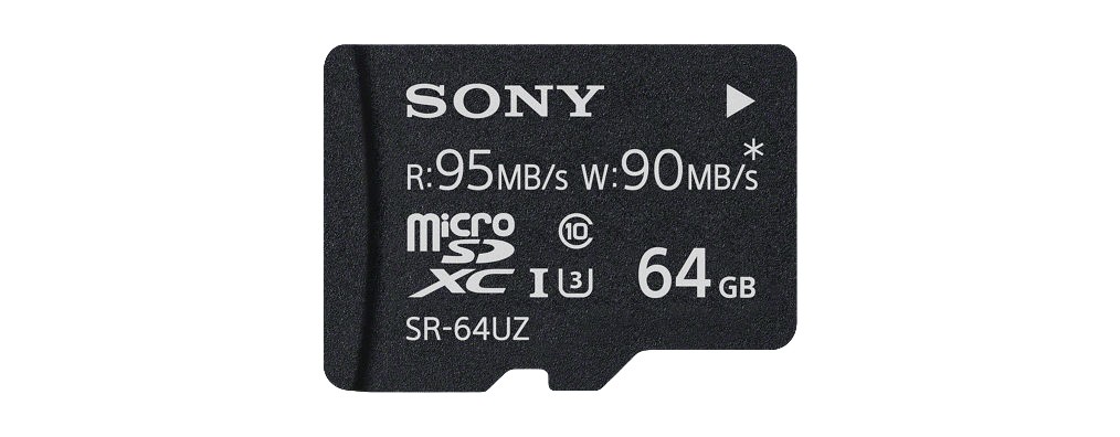 SONY SR-64UZA MicroSD Memory Card - 64GB Super High Speed