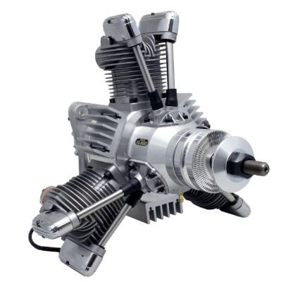 SAITO FG-90R3 90cc 3-Cylinder Gasoline Radial Engine