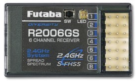 FUTABA R2006GS 2.4GHZ S-FHSS 6-Channel Receiver