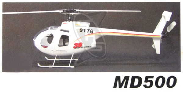 RC Mart MD500R (Round Head Shape) Fuselage