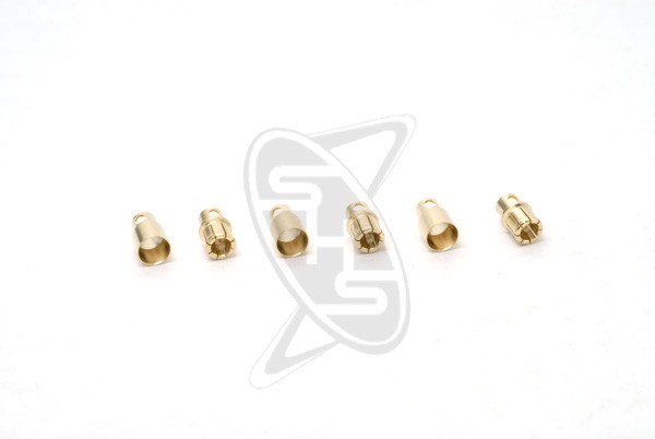 Singahobby 8mm Gold Connectors (3 pairs)