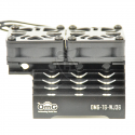 OMG Heatsink for Dual Cooling Fan for 550/540/36mm Motor (Black)
