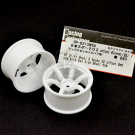 YOKOMO RP-6213W6A RP Drift Wheel 6 Spoke Offset 3mm (White)