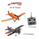 AXIONRC Bi-wing Bundle (AT-6 Texan RTF and I-15 Polikarpov L&F) w/ 1TX (Lowest actual shipping cost would be advised separately)