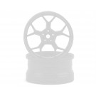 DS RACING 5Y Spoke Drift Feathery Rims White Hi-Gloss Offset 6mm
