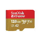 SANDISK Extreme MicroSDXC UHS-I Card with Adapter 128GB