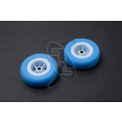 MK 0396 Sky Blue Superlight Tyres 60mm (2 pcs)