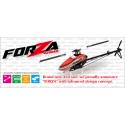 JR Forza 450 Flybarless Helicopter with Motor, ESC & Servos (Assembly Kit)